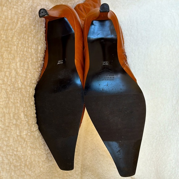 Diba Leather Heeled Boots - 8.5 - Picture 3 of 4